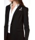 Chaqueta Americana Negra Civit Mujer