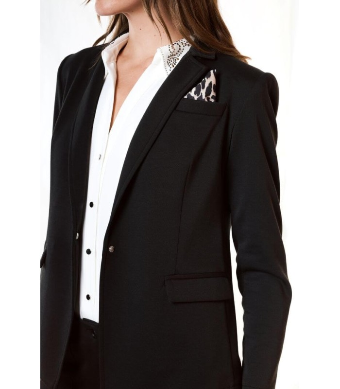Chaqueta Americana Negra Civit Mujer
