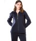 Chaqueta Marino Punto Bolsillos Civit Mujer