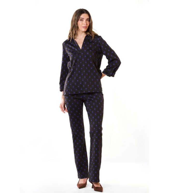 Top Estampado Geométrico Civit Mujer