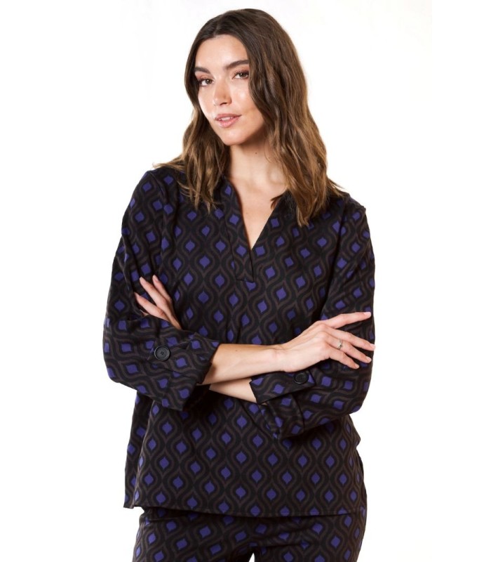 Top Estampado Geométrico Civit Mujer
