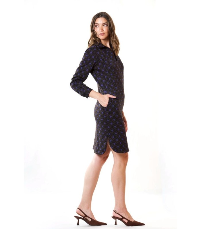 Vestido Estampado Geométrico Civit Mujer