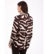 Camisa Estampada Animal Print Anna Mora Mujer