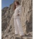 Parka Blanca Guateada Donjaz Mujer