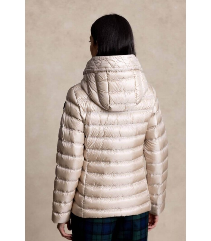 Plumífero Beige Entallado Henry Arroway Mujer