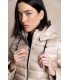 Plumífero Beige Entallado Henry Arroway Mujer