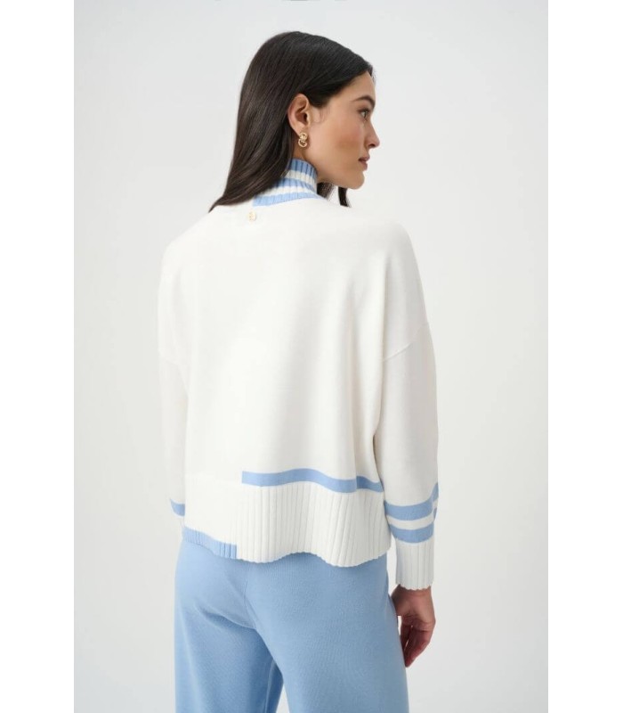 Suéter Blanco Rayas Joseph Ribkoff Mujer