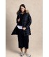 Parka Midi Negra Henry Arroway