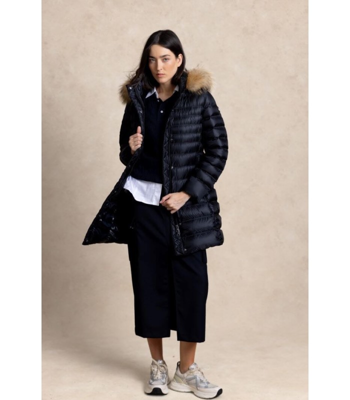 Parka Midi Negra Henry Arroway