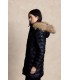 Parka Midi Negra Henry Arroway