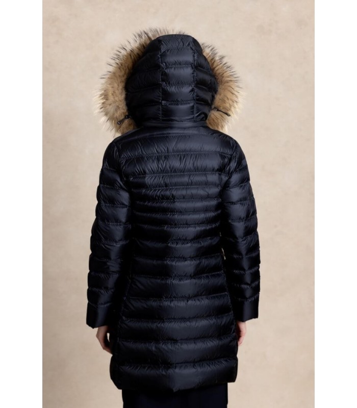 Parka Midi Negra Henry Arroway