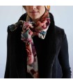 Chal Estampado Flores Noga Mujer