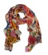 Chal Estampado Flores Noga Mujer