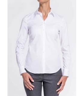 blusa blanca basica mujer