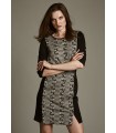 Vestido Pata Gallo Mujer Carmela Rosso