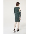 Vestido Encaje Marino Mujer Maria Grazia Severi