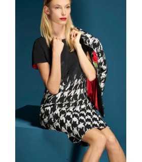 Vestido Pata de Gallo Mujer Piero Moretti