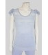 Top Azul Mujer Tricot Chic
