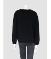Suéter Negro Mujer Tricot Chic