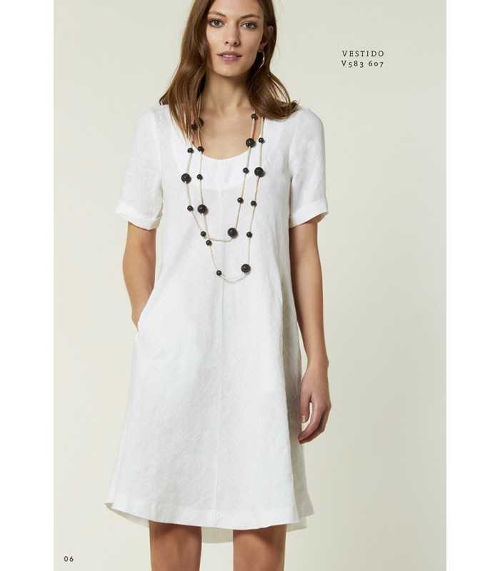 Vestido Lino Mujer Civit