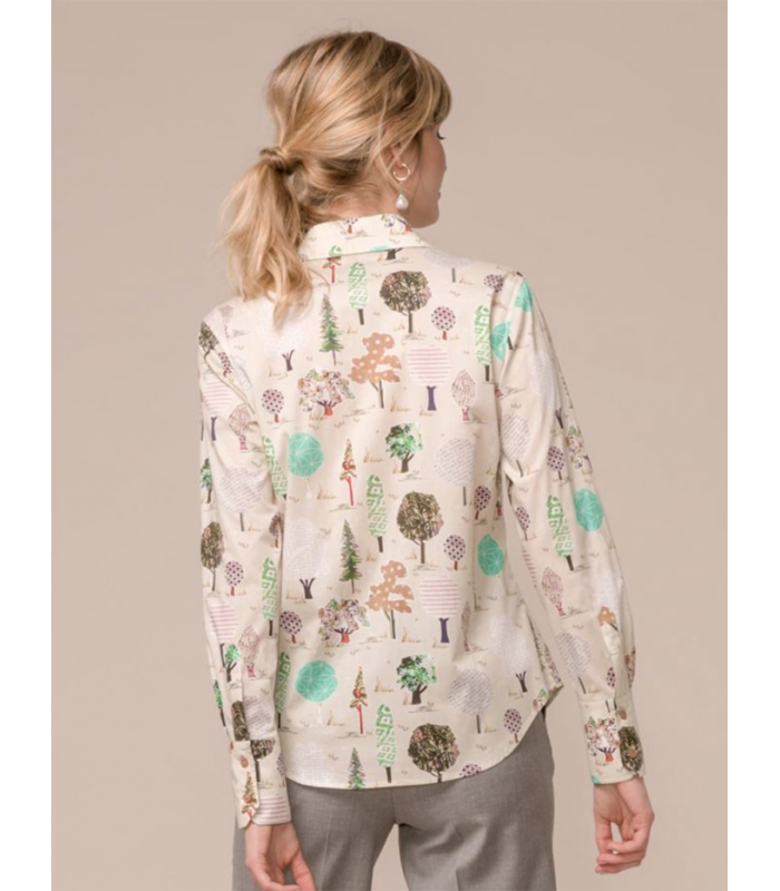 Camisa Estampada Mujer Mirto
