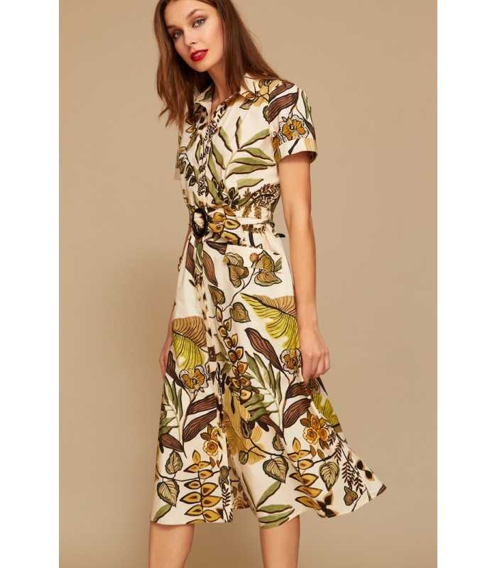 Vestido Estampado Mujer Luis Civit