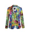 Chaqueta Estampada Mujer Carmela Rosso