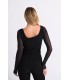 Top Negro Gasa Mujer Joseph Ribkoff