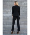 Chaqueta Negra Carmela Rosso Mujer