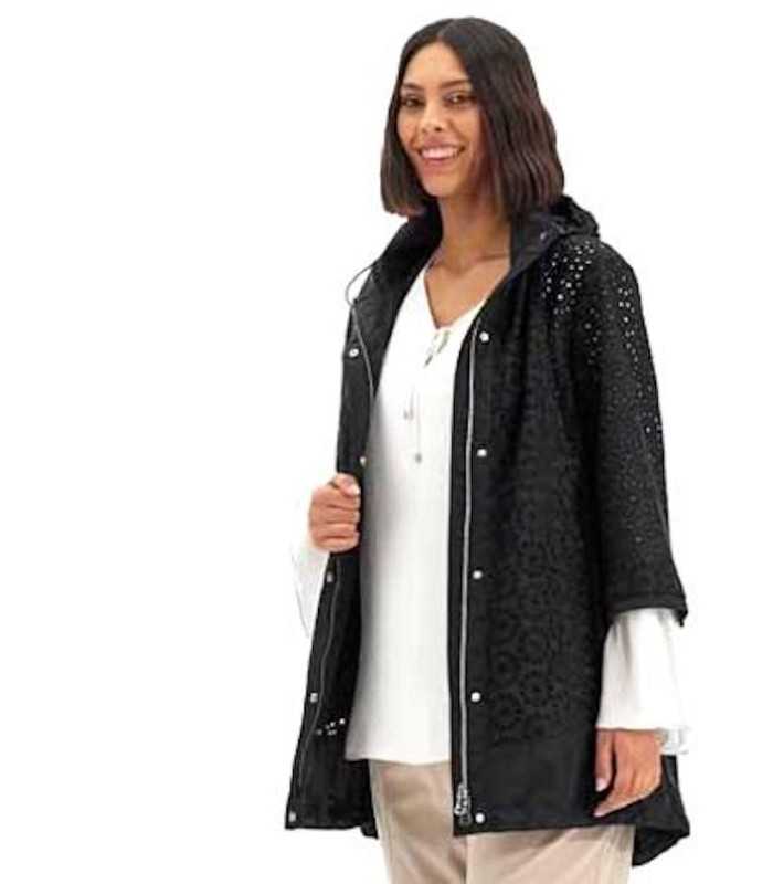 Parka Negra Elena Miro Mujer