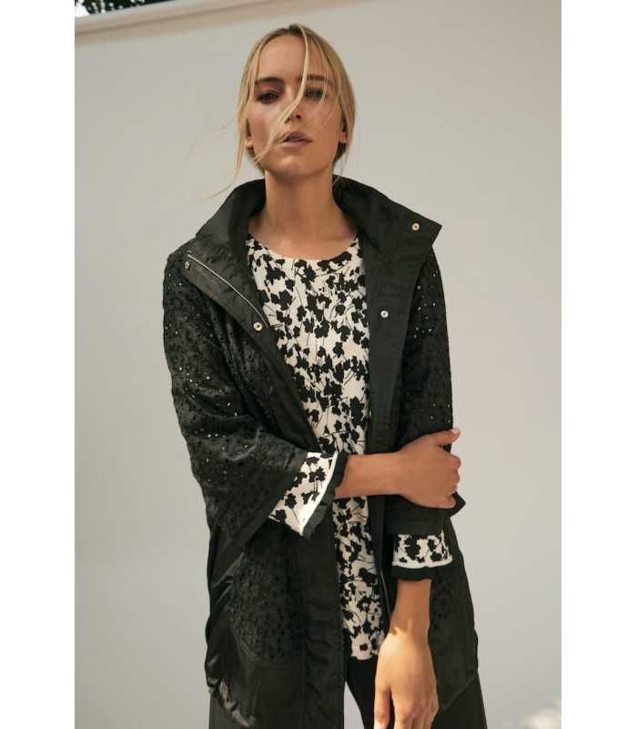 Parka Negra Elena Miro Mujer